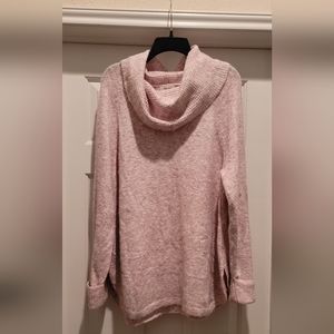 Pink Style & Co. Cowl-neck Sweater